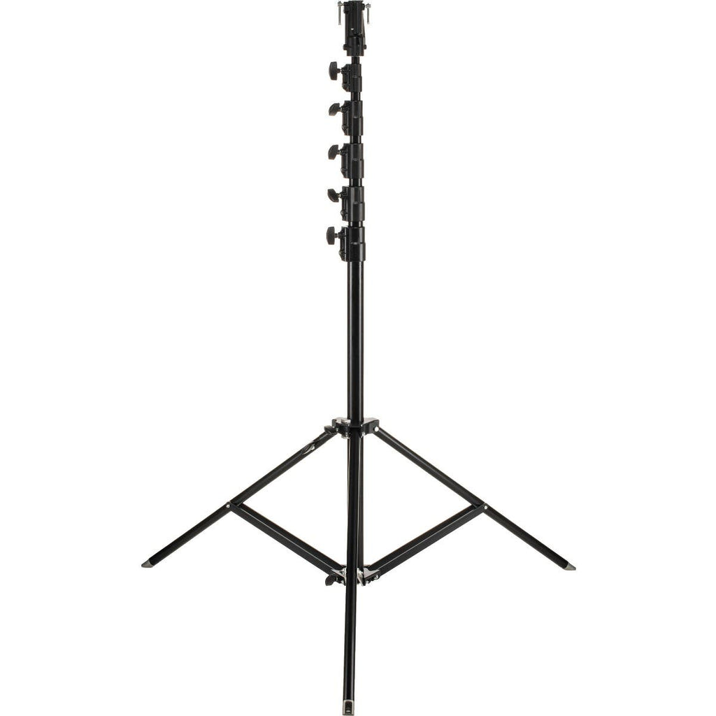 Manfrotto 269HDBU Super High Aluminum Stand with Leveling Leg - Black - 24'