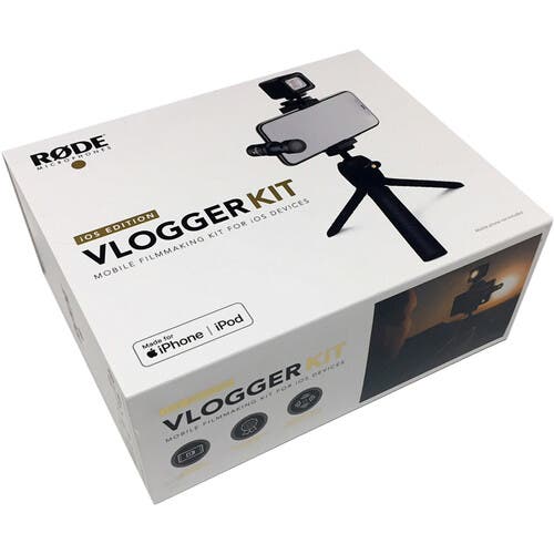 RODE Vlogger Kit iOS Edition Filmmaking Kit for Mobile Devices with Lightning Ports