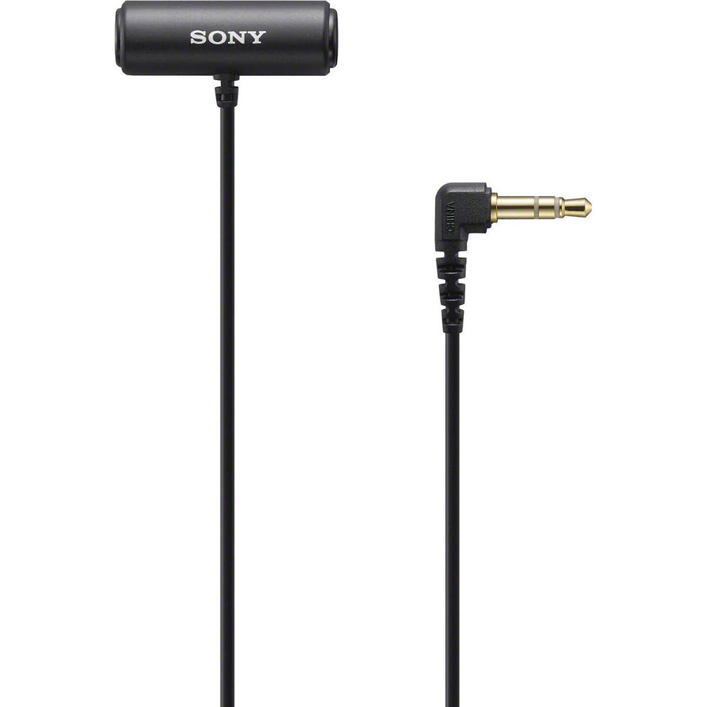 Sony ECM-LV1 Compact Stereo Lavalier Microphone with 3.5mm Connector