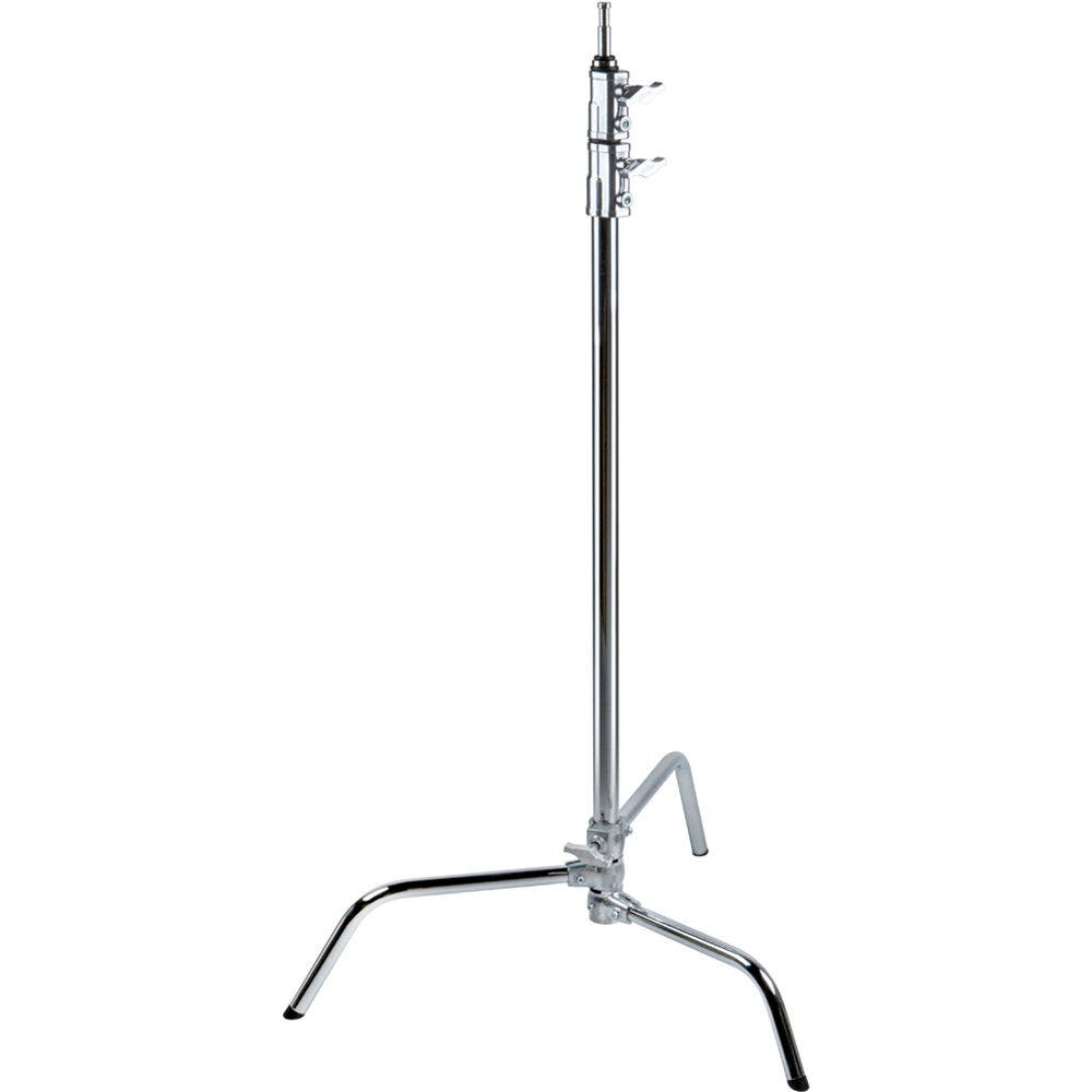 Kupo 40inch Master C-Stand With Sliding Leg and Quick Release System (10.3', Silver)