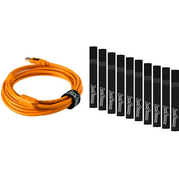 Tether Tools Starter Tethering Kit with USB 3.0 Type-C to Type-C Cable (15', Orange)