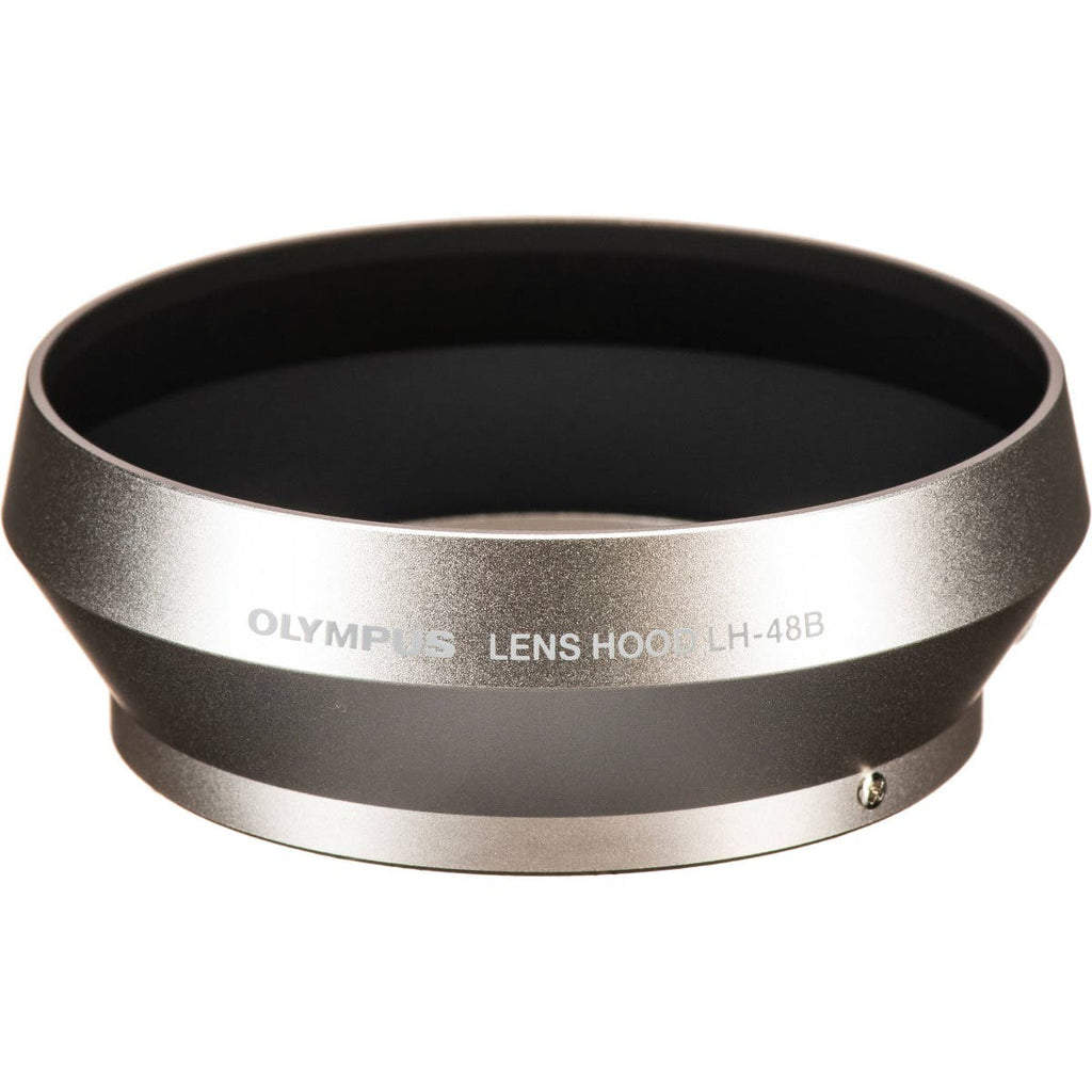 Olympus LH-48B Lens Hood for M.Zuiko Digital 17mm f/1.8 Lens (Silver)