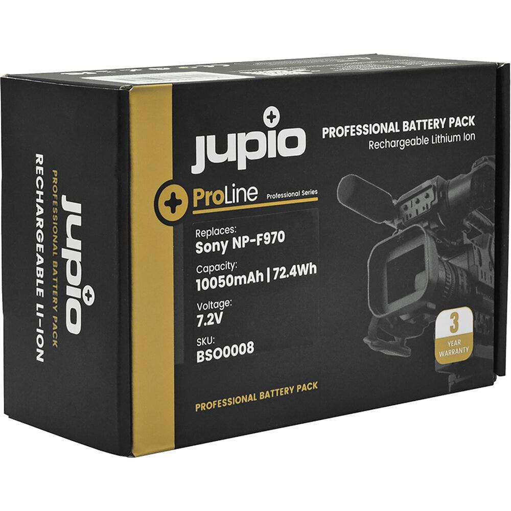 Jupio ProLine NP-F970 10,050mAh L-Series-Type Battery