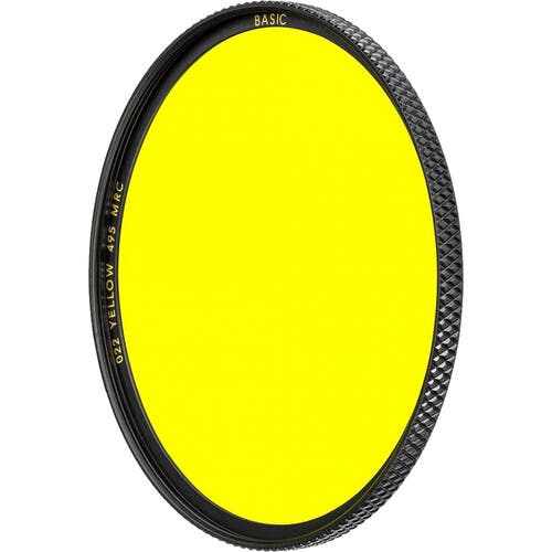 B+W #495/022 Yellow MRC Basic Filter (49mm)