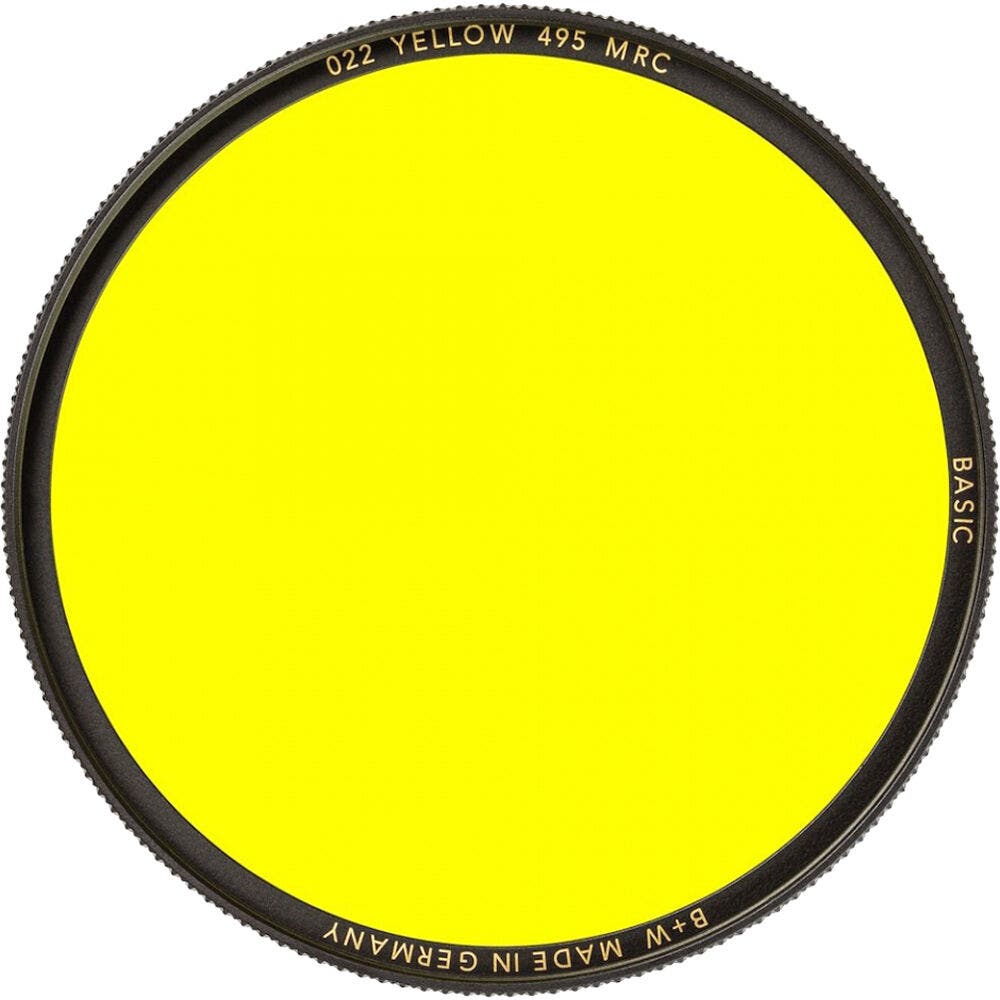 B+W #495/022 Yellow MRC Basic Filter (49mm)