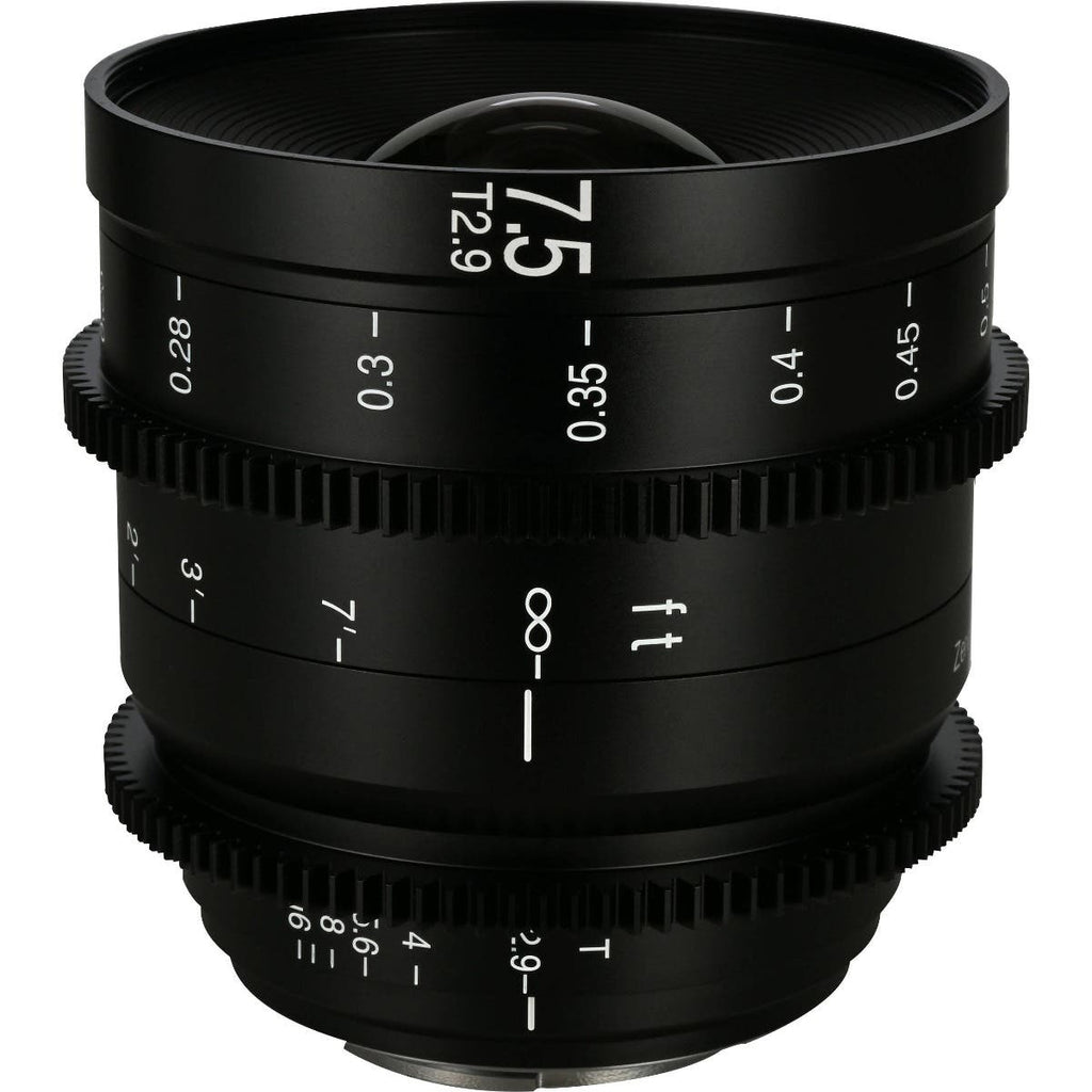 LAOWA Venus Optics Zero-D S35 7.5mm T/2.9 Cine Lens (FUJI X, Feet/Meters)