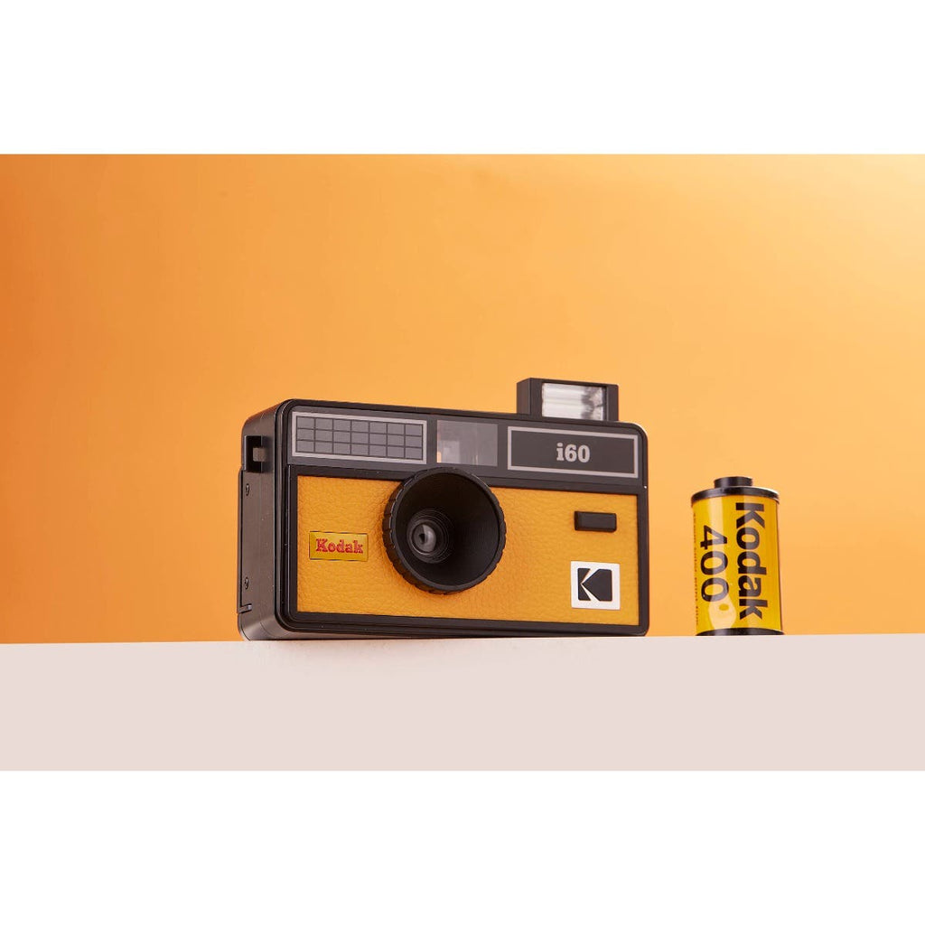 Kodak i60 Reusable 35mm Film Camera - Retro Style, Focus-free, Built-in Flash, Pressure and Pop-Up Flash (Yellow Kodak i60 Reusable 35mm Film Camera - Retro Style, Focus-free, Built-in Flash, Pressure and Pop-Up Flash (Yellow
