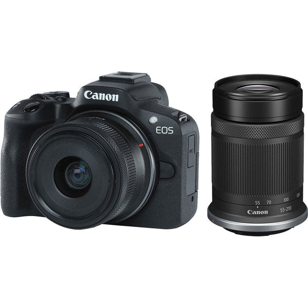 Canon EOS R50 Mirrorless Camera with RF-S 18-45mm IS STM f4.5-6.3 & RF-S 55-210 IS STM Limited Edition Kit