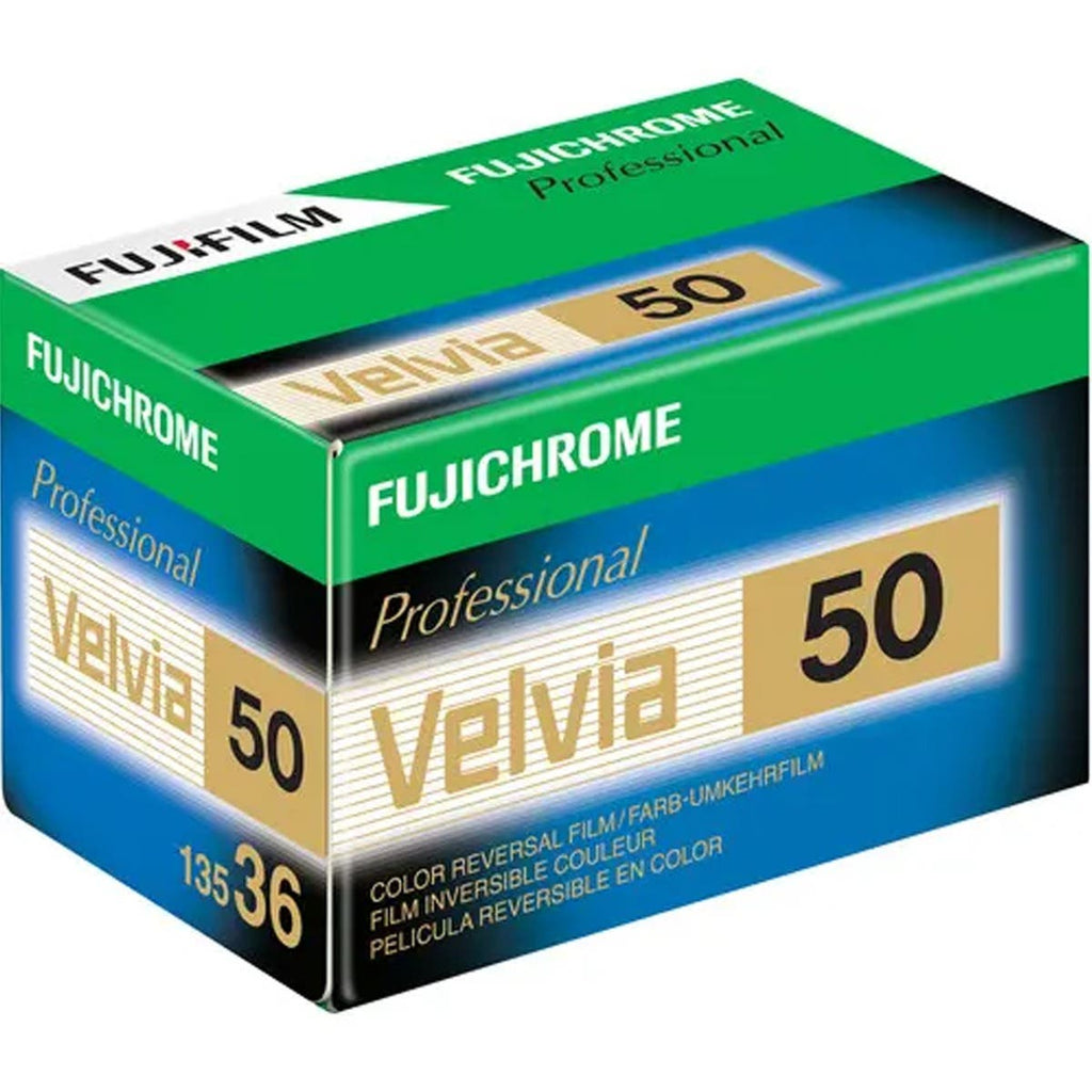 FUJIFILM Fujichrome Velvia 50 Professional RVP 50 Colour Transparency Film (35mm Roll Film, 36 Exposures)