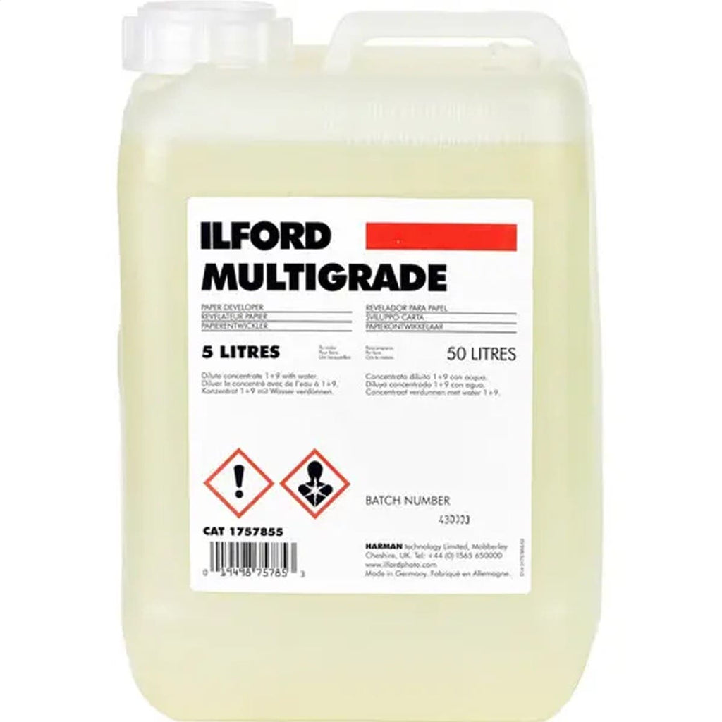 Ilford Multigrade Developer (Liquid) for Black & White Paper 5 Litres