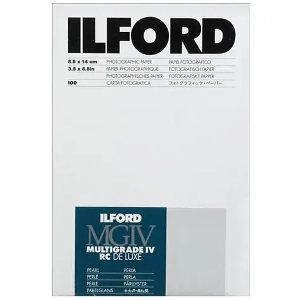 Ilford Multigrade IV RC DeLuxe Paper (44M Pearl, 3.5 x 5.5 inch, 100 Sheets)