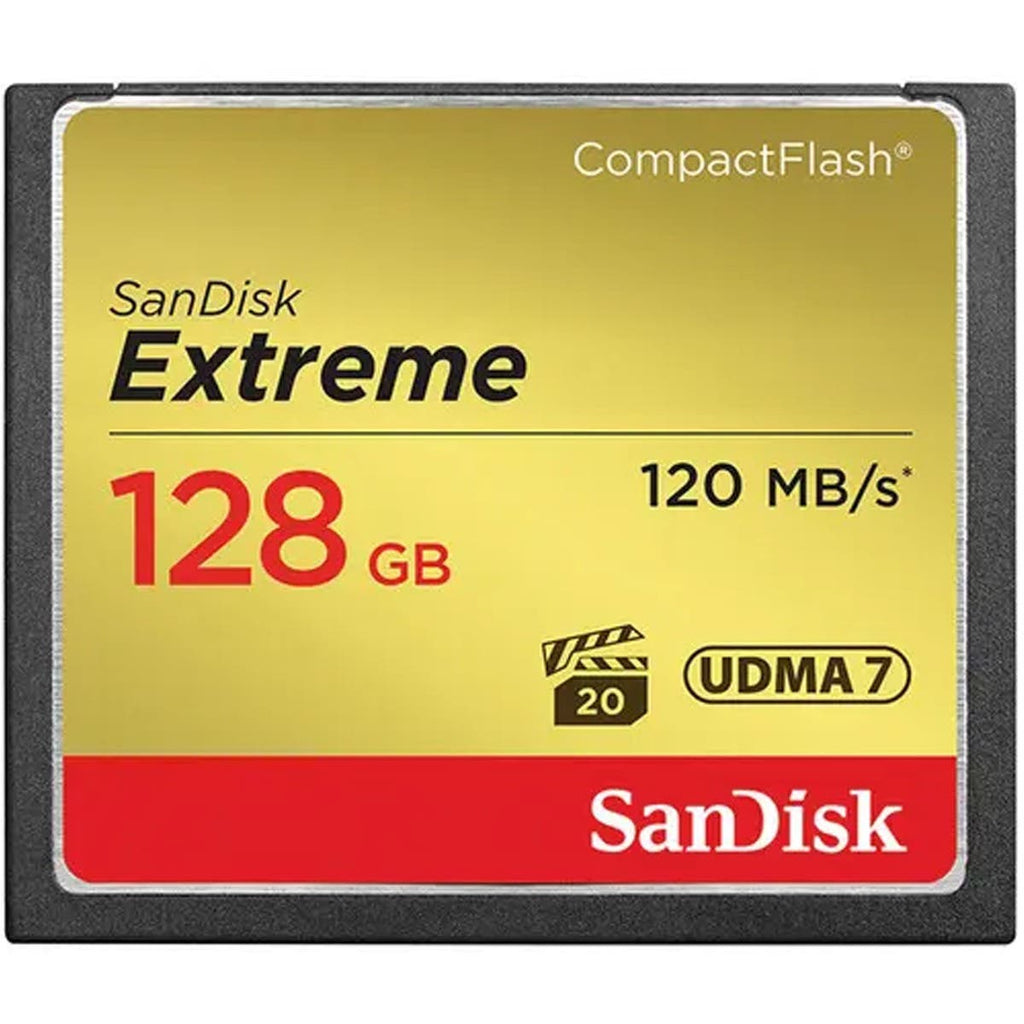 SanDisk 128GB Extreme CompactFlash Memory Card (120MB/s)