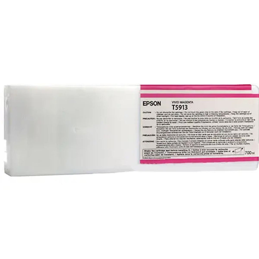 Epson T5913 UltraChrome K3 Vivid Magenta Ink Cartridge (700ml)
