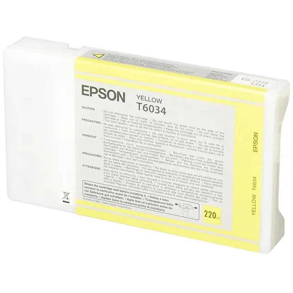 Epson T6034 Yellow UltraChrome K3 Ink Cartridge(200ml)