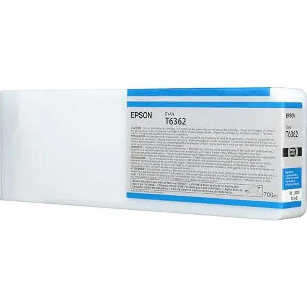 Epson T6362 UltraChrome HDR Cyan Ink Cartridge (700ml)
