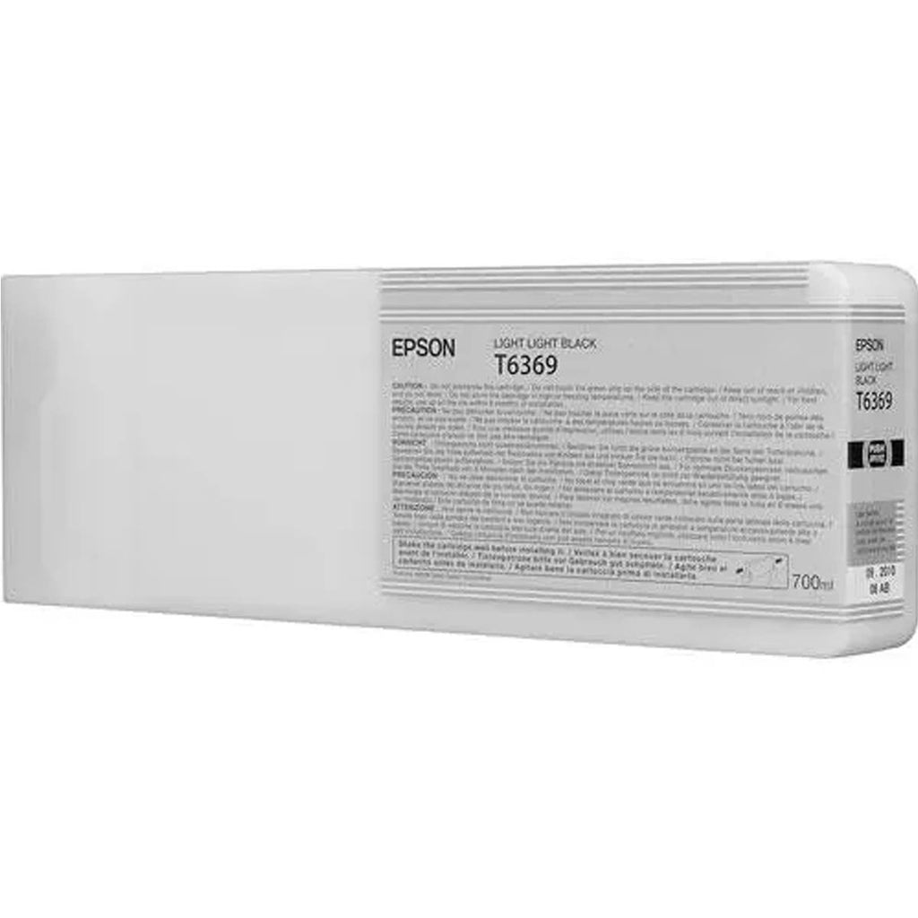 Epson T6369 UltraChrome HDR Light Light Black Ink Cartridge (700ml)