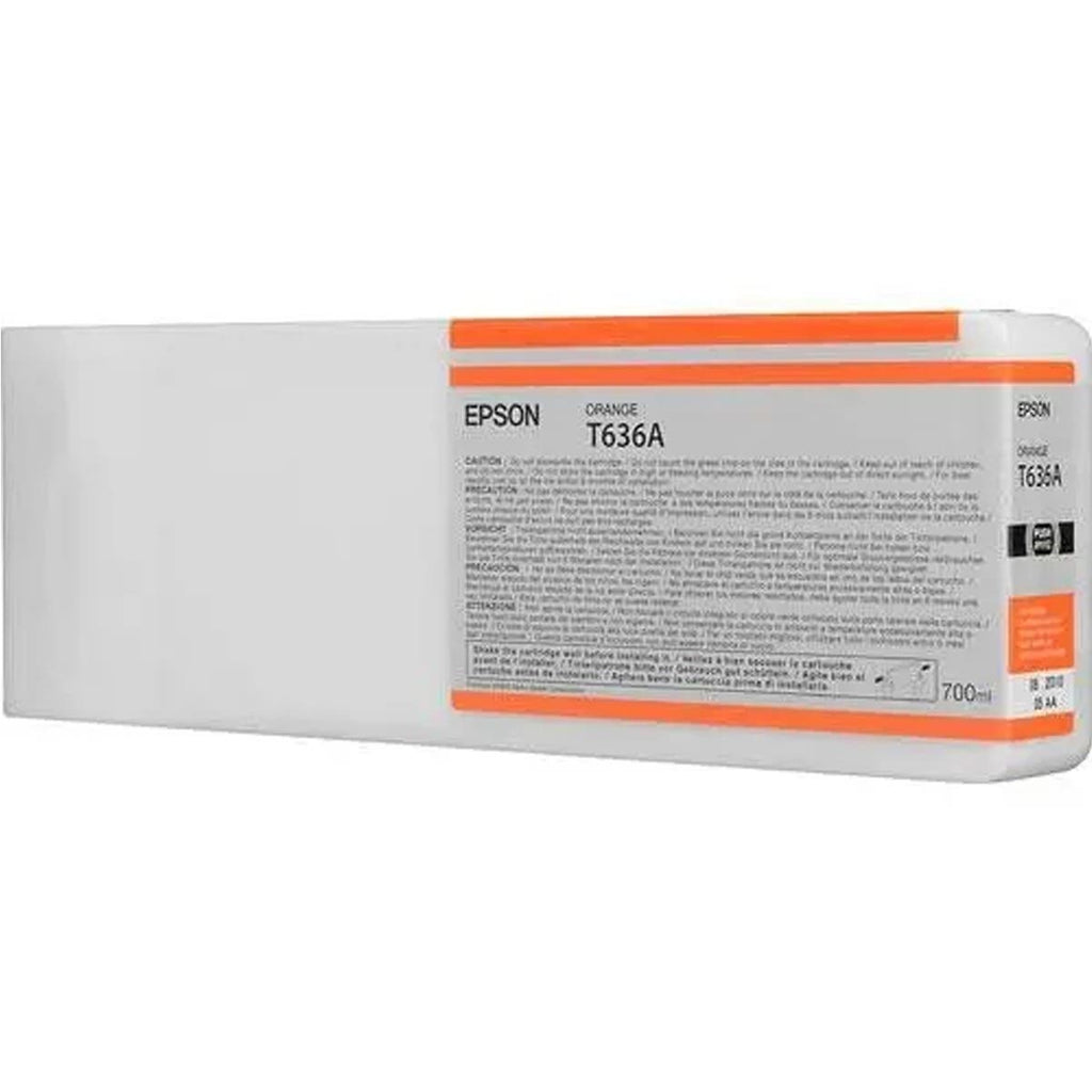 Epson T636A UltraChrome HDR Orange Ink Cartridge (700ml)