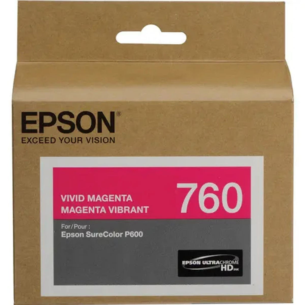 Epson T760 Vivid Magenta Ultrachrome HD Ink Cartridge