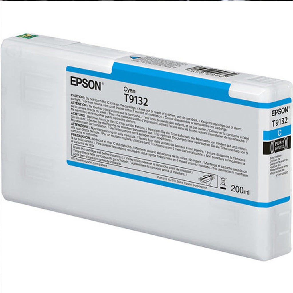 Epson T9132 Ultrachrome HD Ink Cartridge (200ml) Cyan