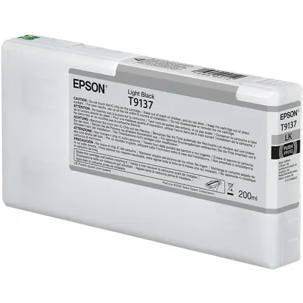 Epson T9137 Ultrachrome HD Ink Cartridge (200ml) Light Black