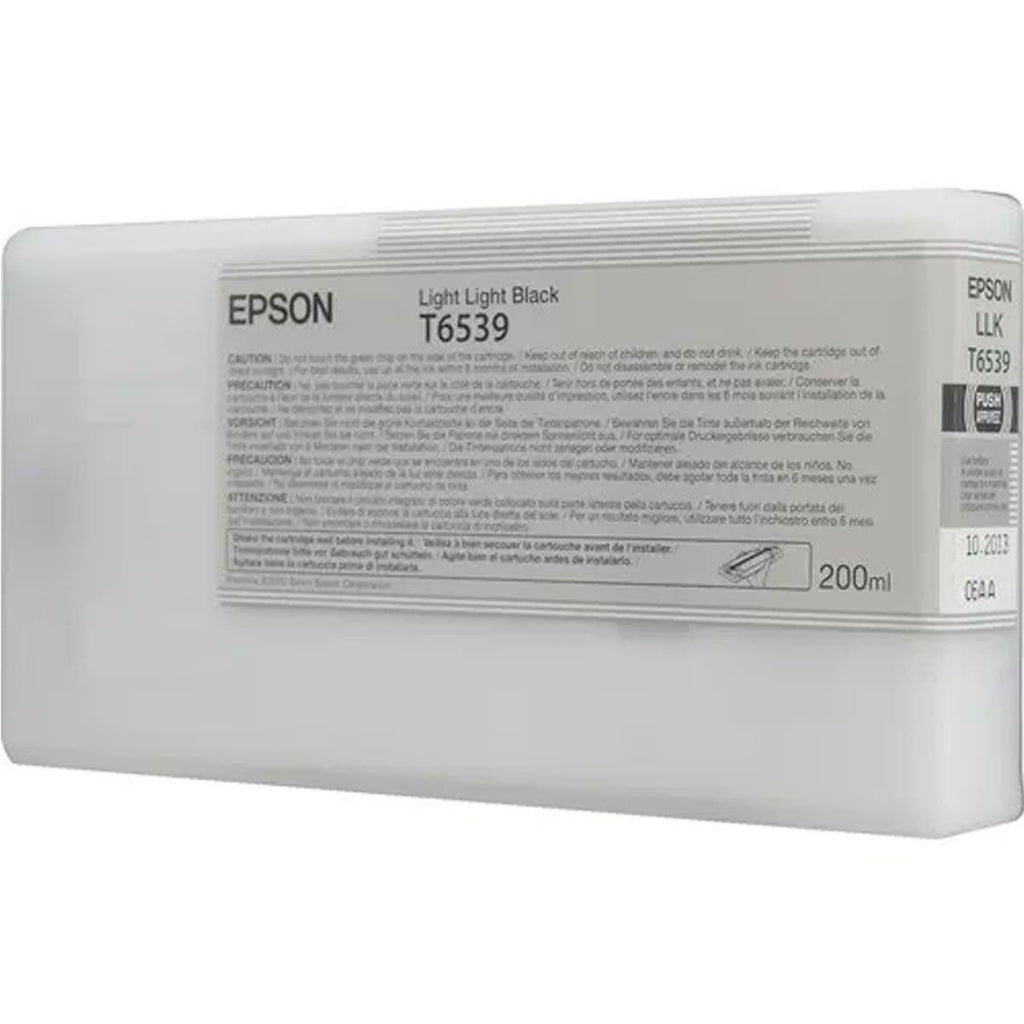 Epson T6539 UltraChrome HDR Light Light Black Ink Cartridge (200ml)