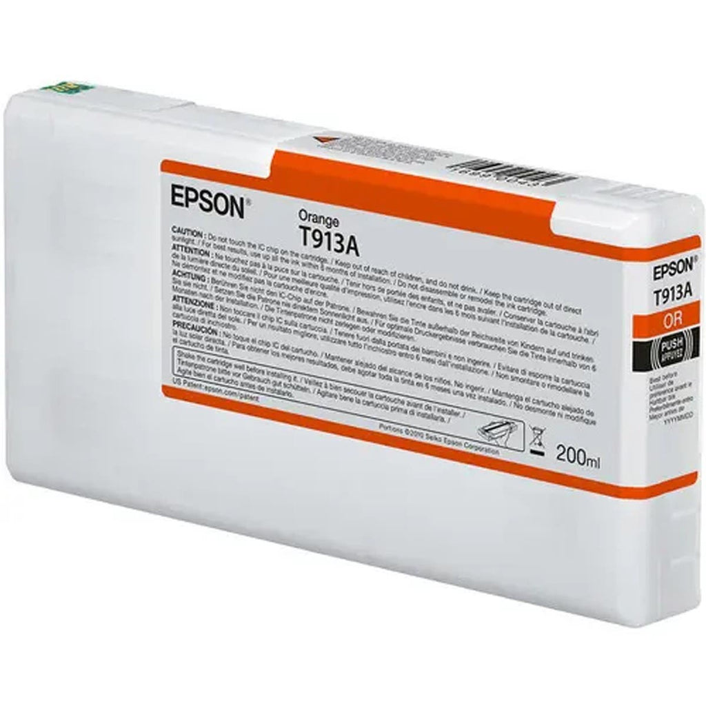 Epson T913A Ultrachrome HD Ink Cartridge (200ml) Orange