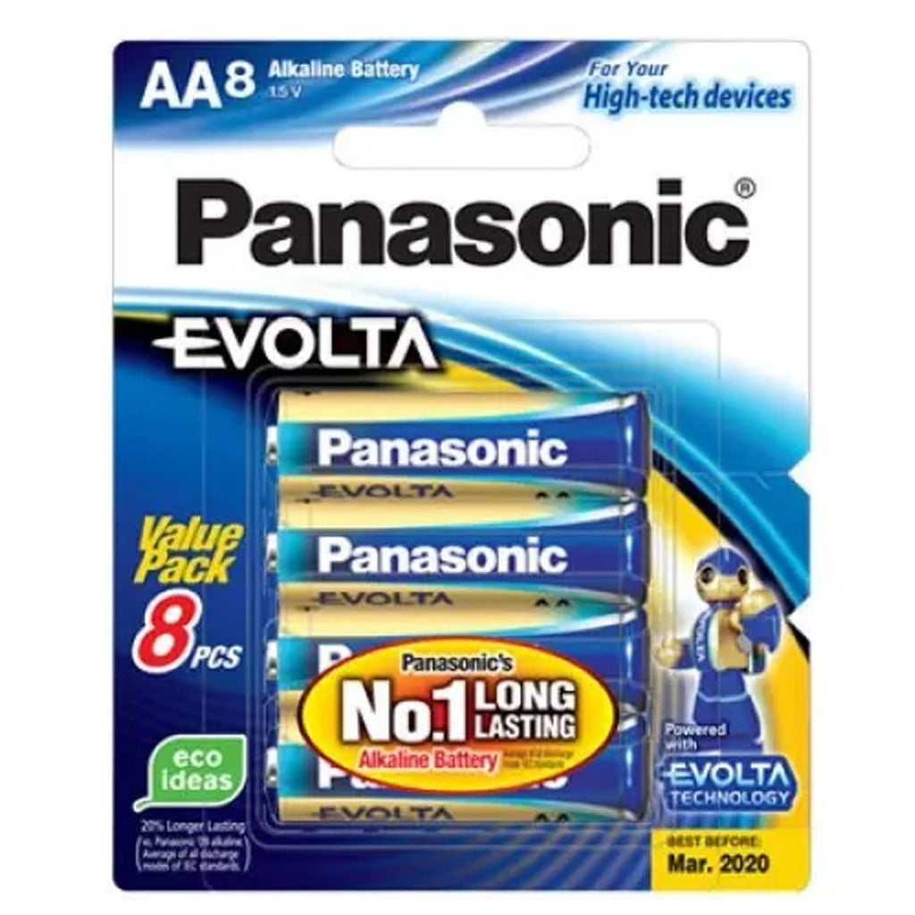 Panasonic EVOLTA AA Alkaline Battery (8 Pack)