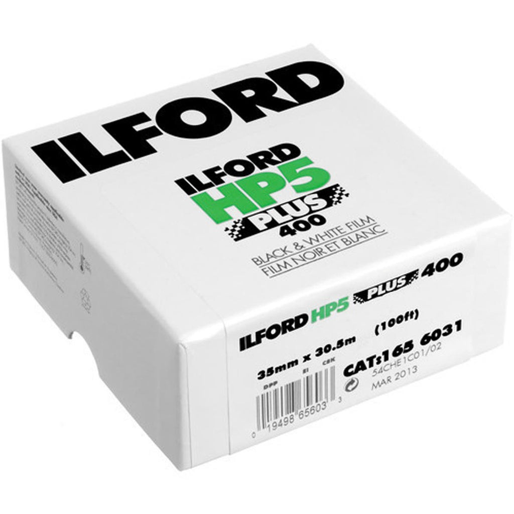 Ilford HP5 Plus Black & White Negative Film (35mm Roll Film, 100ft Roll)
