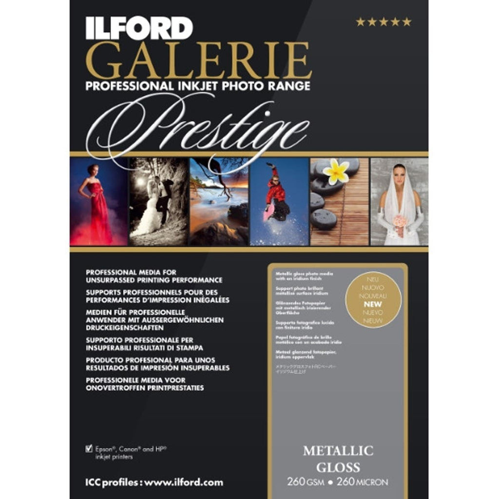 Ilford Galerie Metallic Gloss 260GSM A4 (25 Sheets)