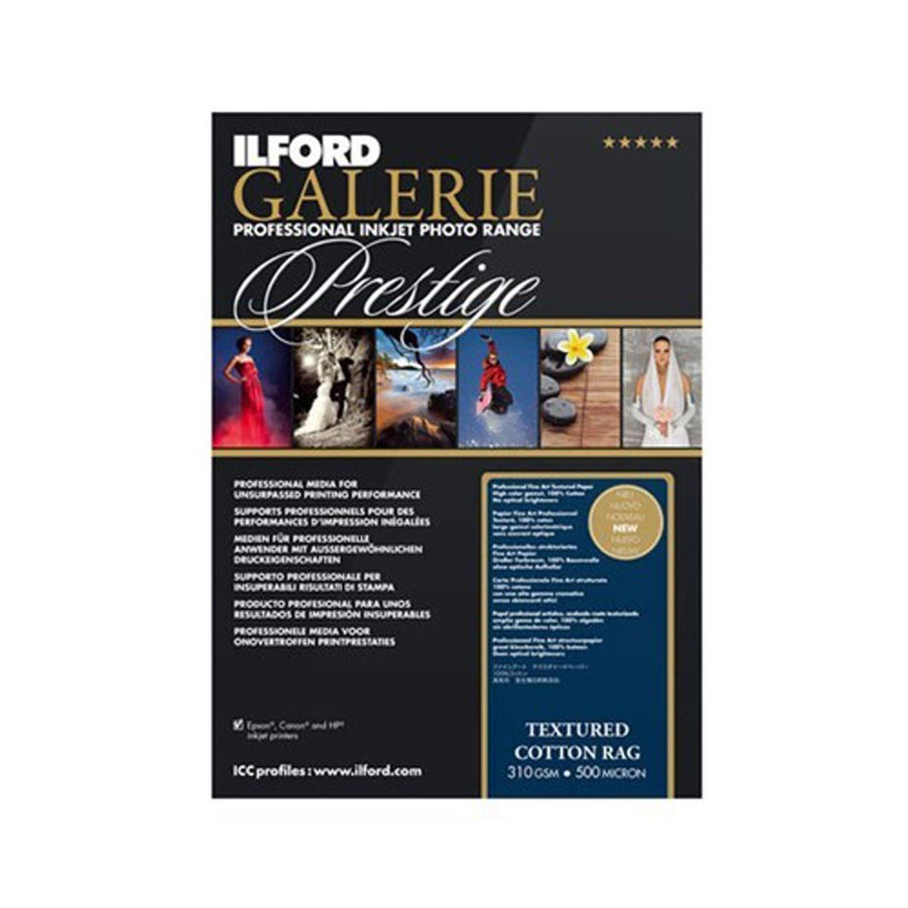 Ilford Galerie Textured Cotton Rag 310GSM A2 (25 Sheets)