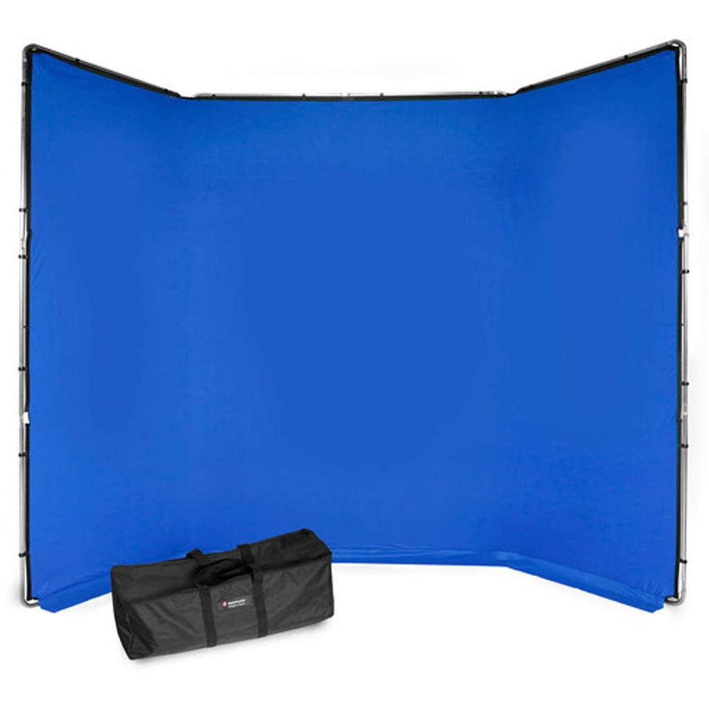 Manfrotto Blue Chroma Key FX Portable Background Kit (4x2.9m)