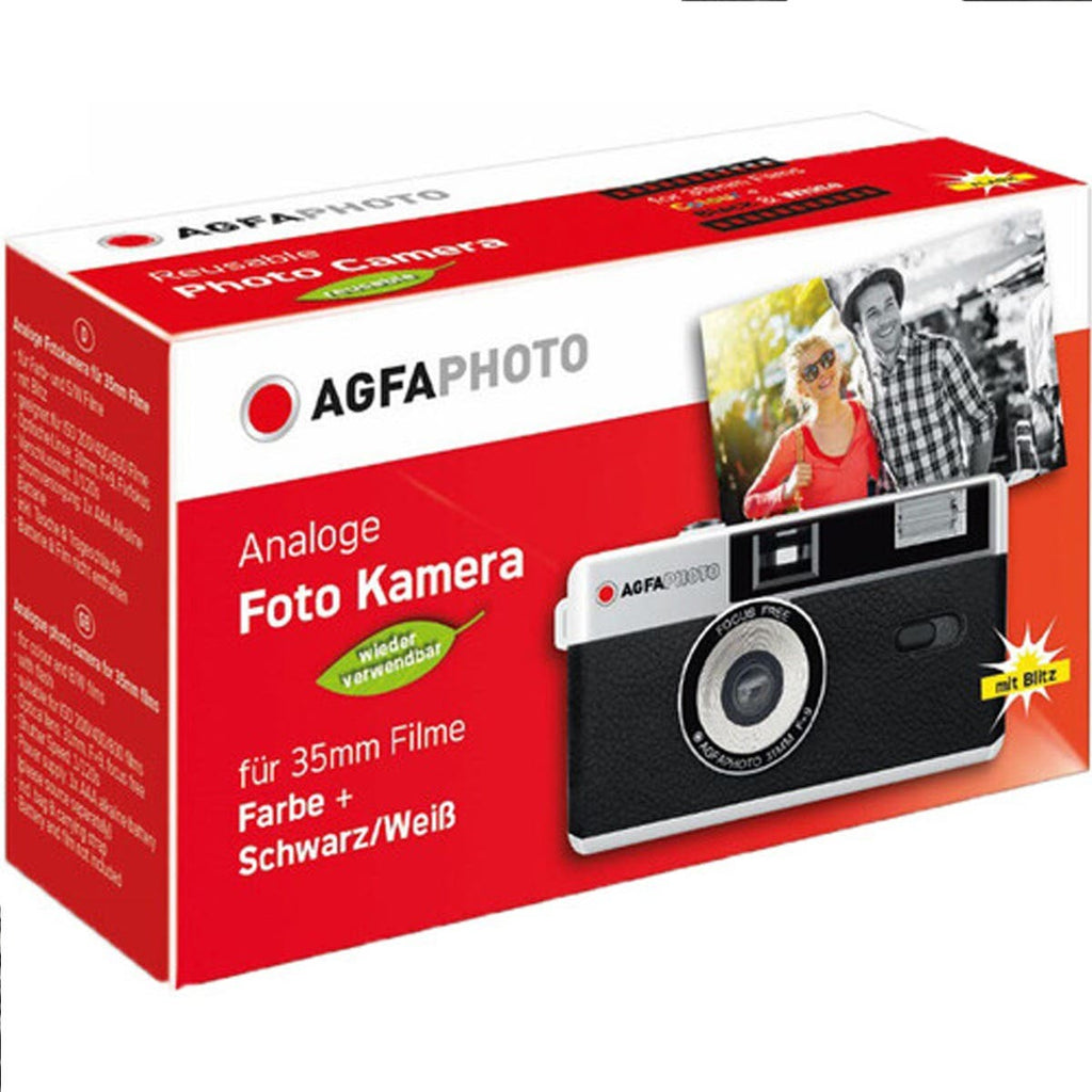 agfaphoto reusable photo camera 35 mm black
