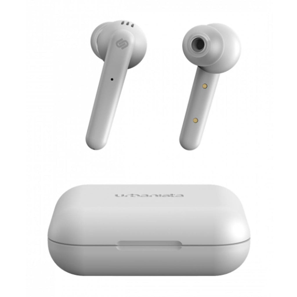 Urbanista Paris Noise Cancelling Earphones (White) + Lyon Wireless Charger