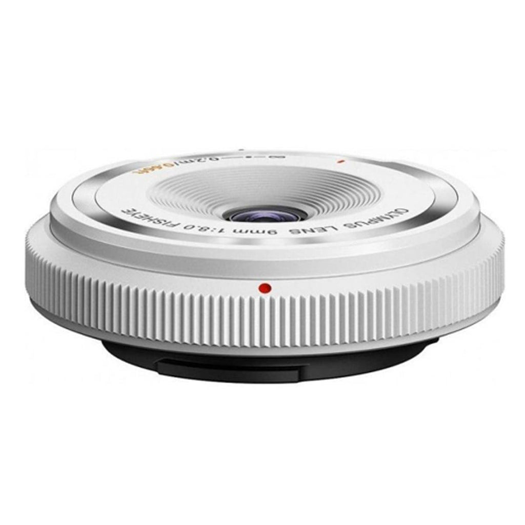 Olympus Fisheye Body Cap 9mm f/8 Lens (White)