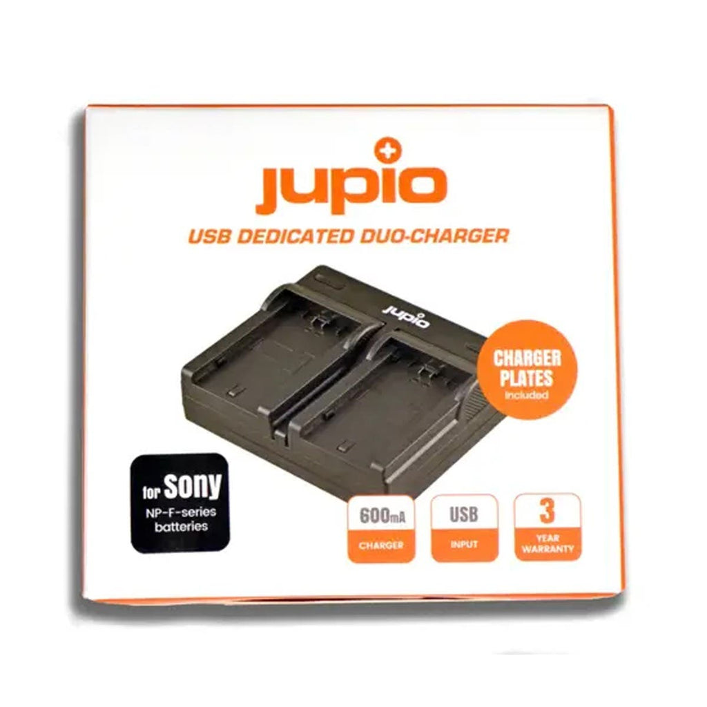 Jupio JDC1001 Dual USB Charger for Sony NP-F Battery