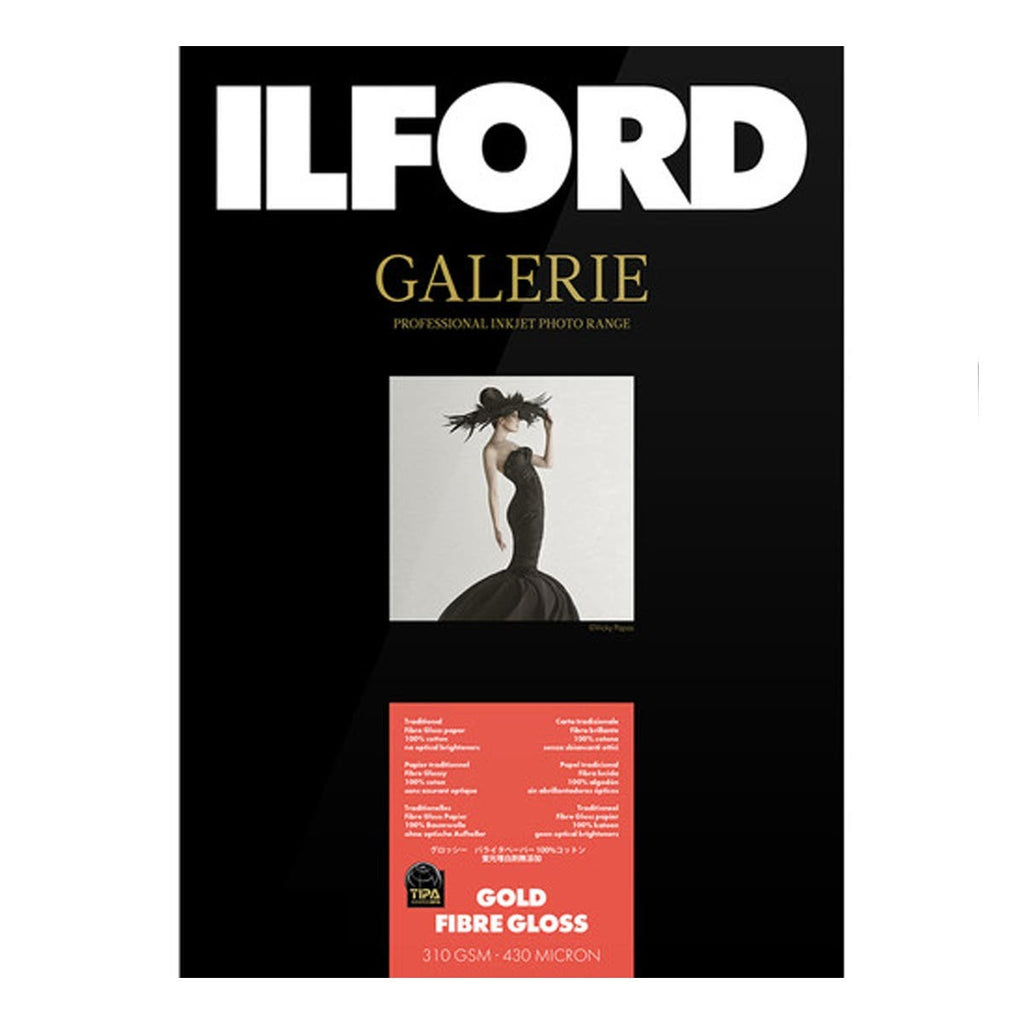 Ilford Galerie Prestige Gold Fibre Gloss 310GSM A2 (25 Sheets)