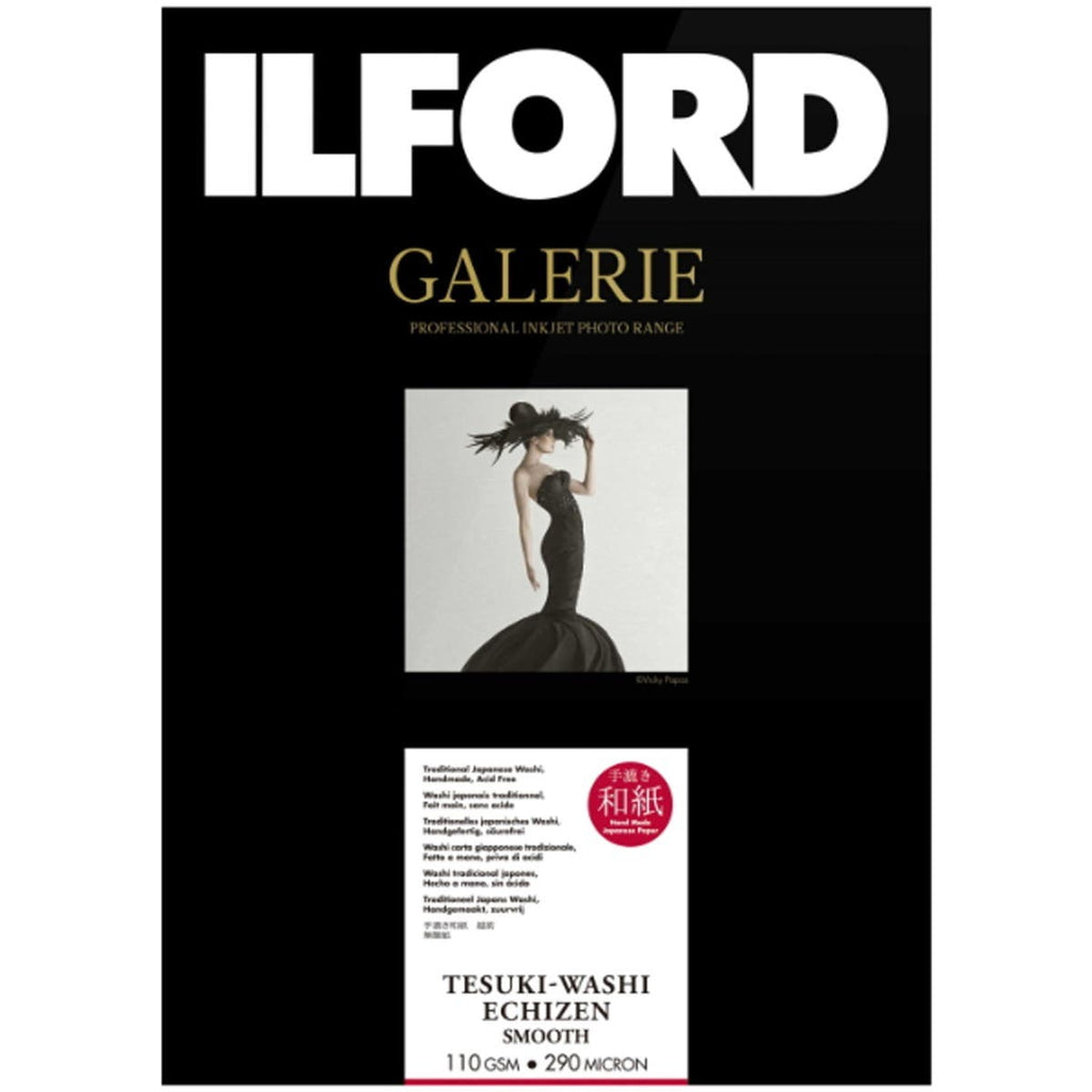 Ilford Galerie Tesuki-Washi Echizen Warmtone Smooth 110gsm A4 10 Sheets