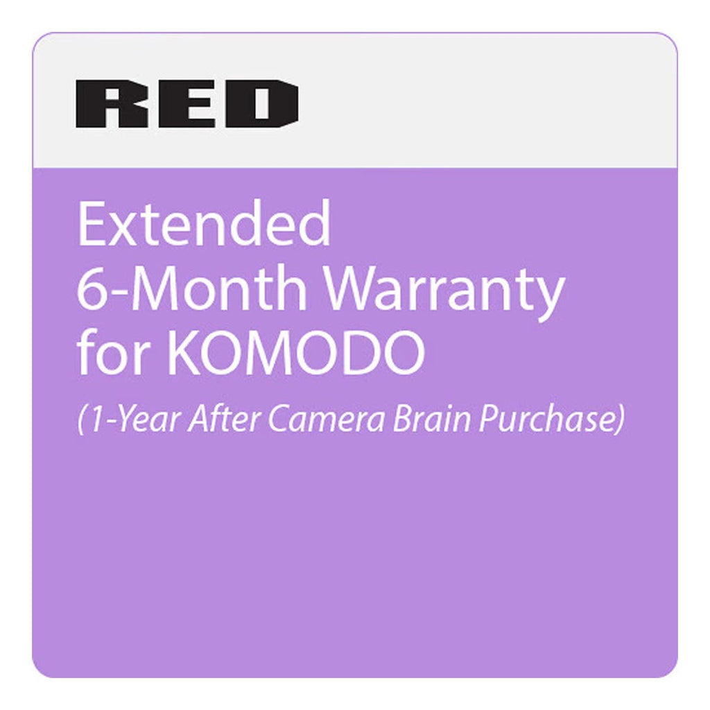 RED Digital Cinema Extended Warranty for KOMODO (6 Months to 1 Year after Camera Purchase)