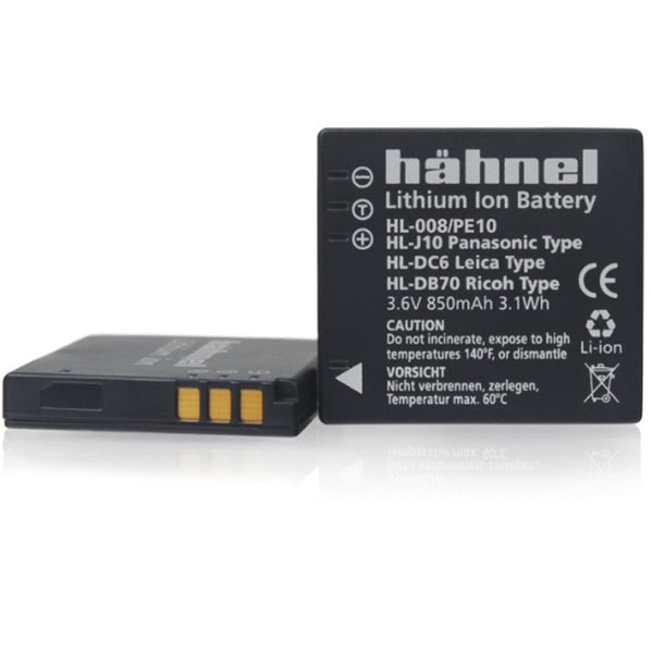 Hahnel CGA-S008/BCE10 850mah 3.6v Battery For Panasonic