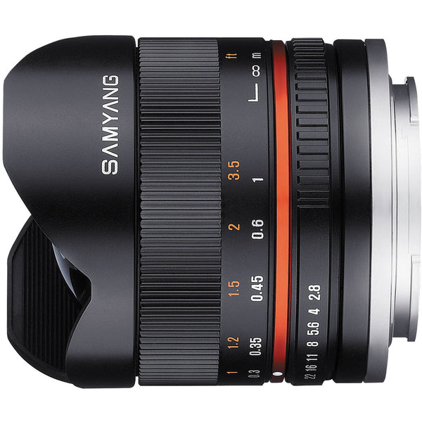 Samyang 8mm f/2.8 Fisheye II Lens for FUJIFILM X Mount