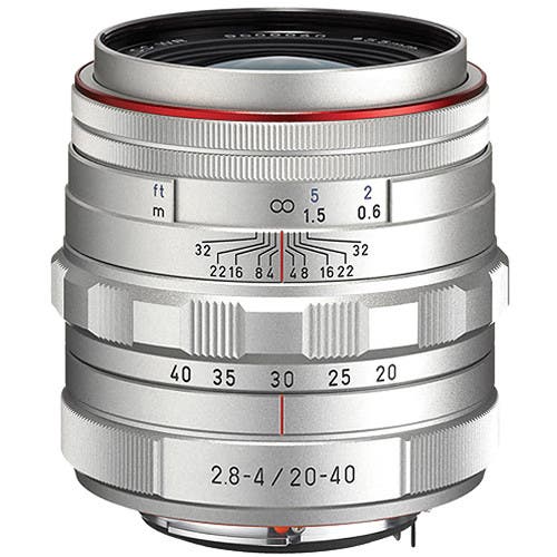 Pentax HD Pentax DA 20-40mm f/2.8-4 ED Limited DC WR Lens (Silver)