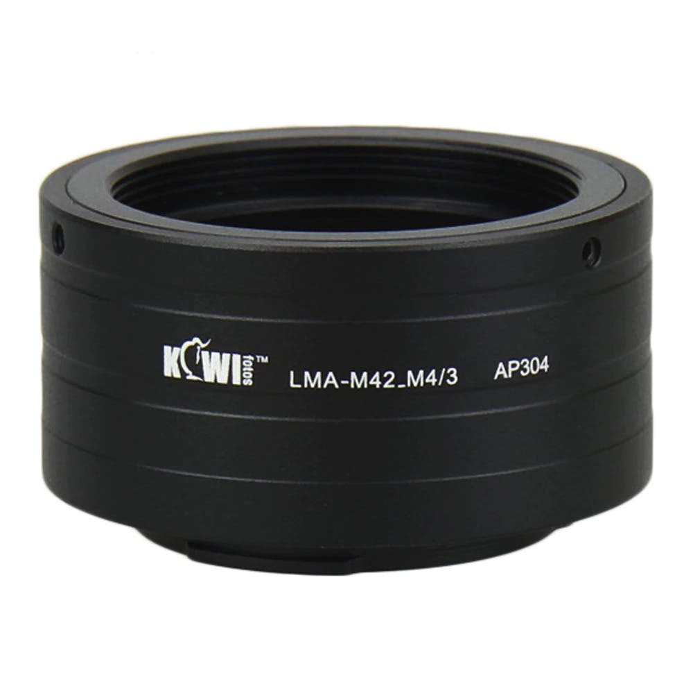 Kiwifotos Mount Adapter - M42 screw mount to Micro Four Third (4/3)