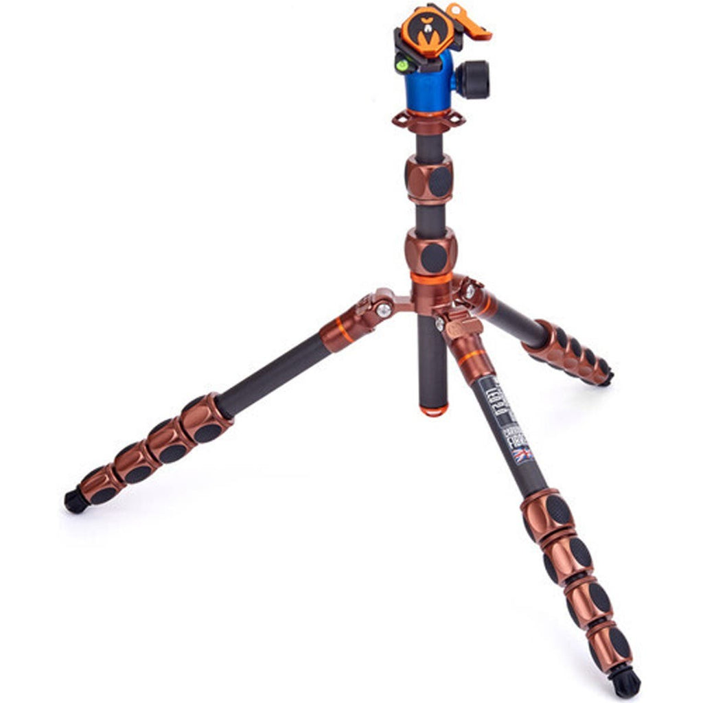 3 Legged Thing Leo 2.0 Tripod Kit with AirHed Pro Lever Ball Head (Bronze and Blue)