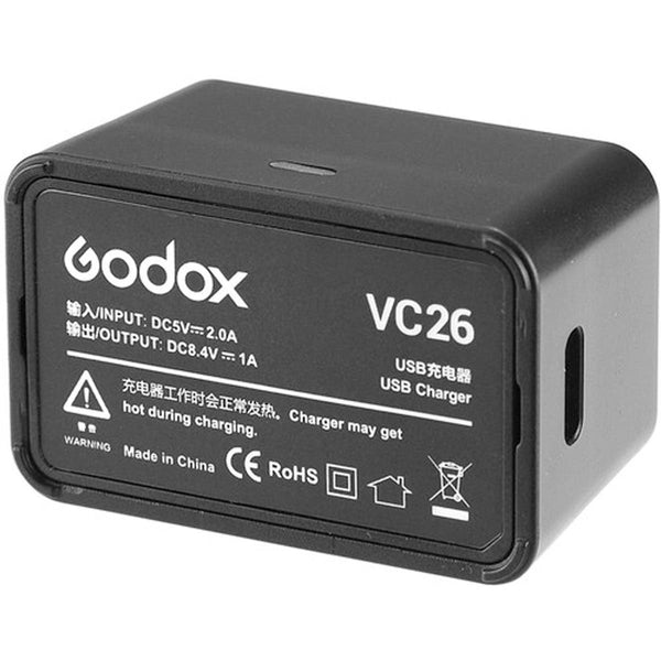 Godox VC26 USB Charger for V1 Battery