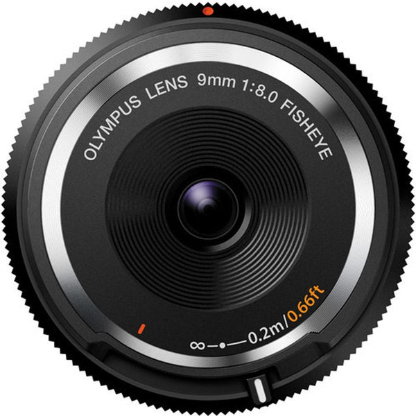 Olympus Fisheye Body Cap 9mm f/8 Lens (Black)