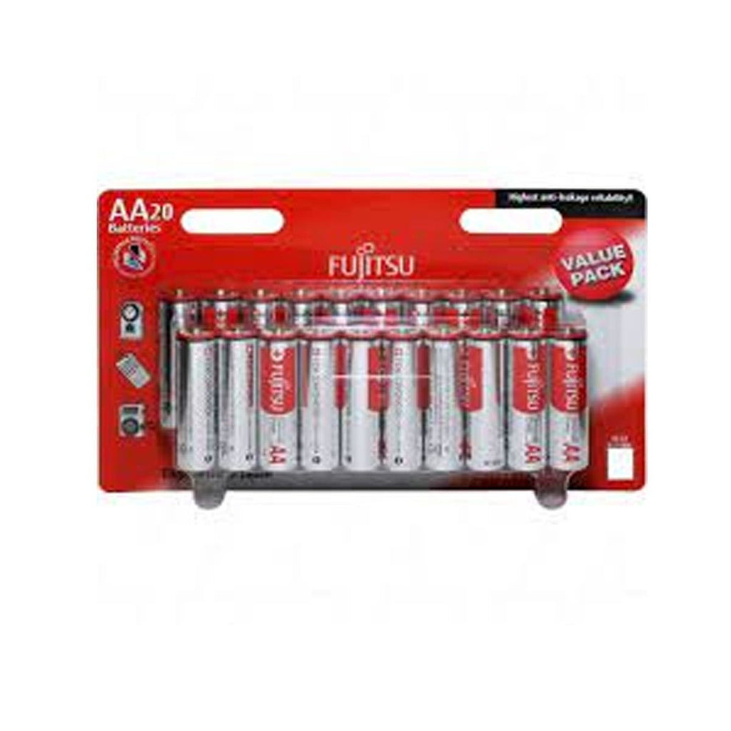 Fujitsu AA 20 Packs Alkaline Batteries  