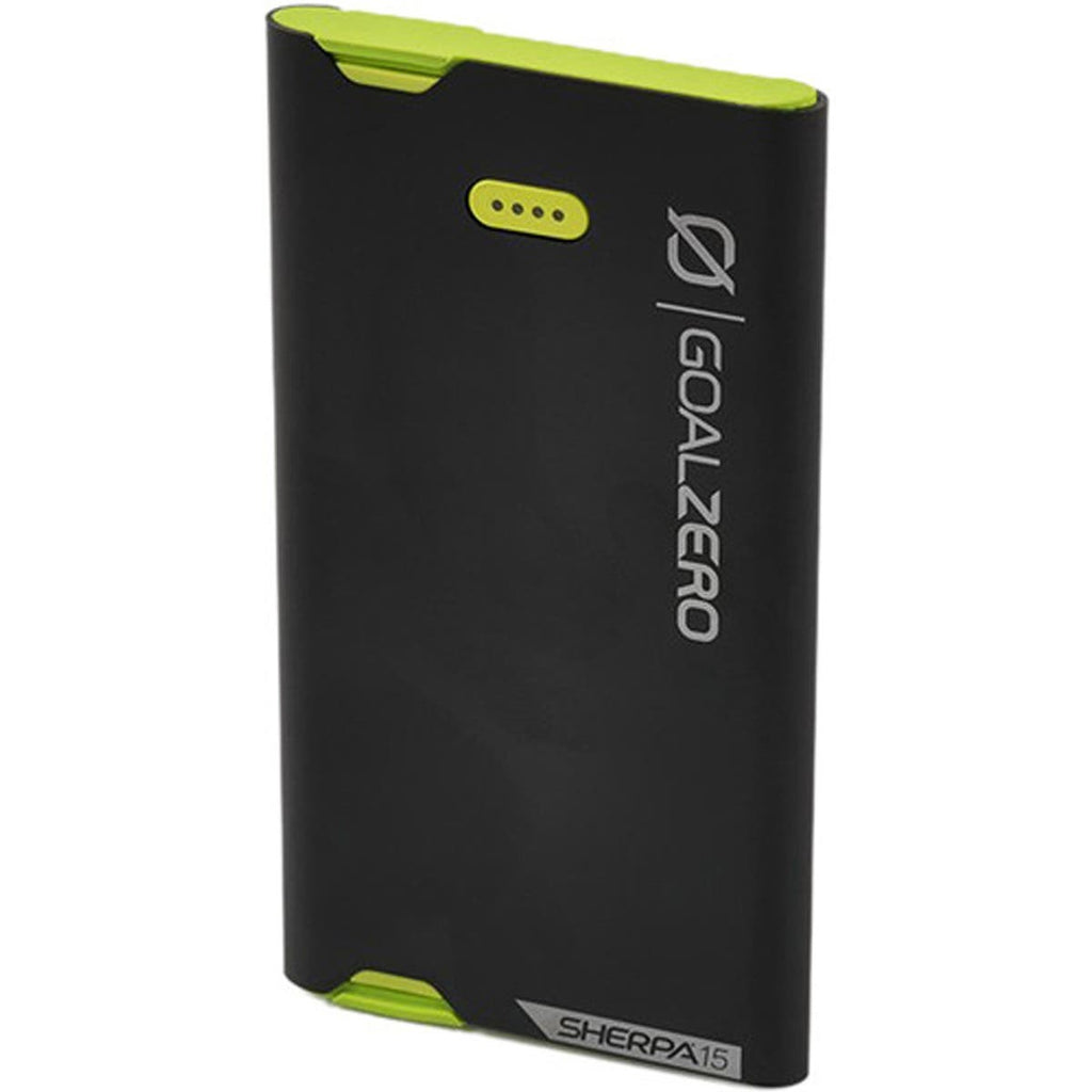 GOAL ZERO Sherpa 15 Power Bank (Black) with Micro USB, USB-C