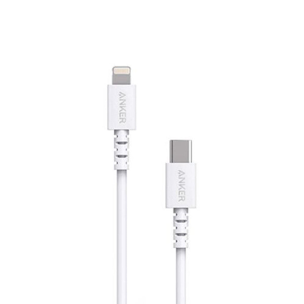 Anker PowerLine+ II 0.9m USB-C with Lightning Connector (White)