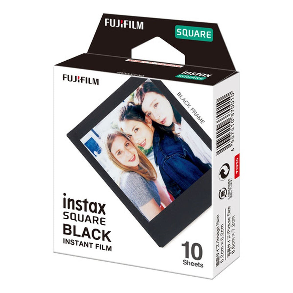 FUJIFILM INSTAX SQUARE Black Instant Film (10 Exposures)