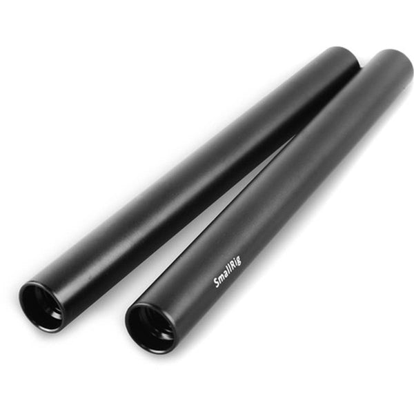 SmallRig 15mm Aluminum Rod (Pair, Black, 6 inch)